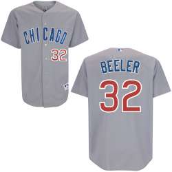 #32 Dallas Beeler Dark Gray MLB Jersey-Chicago Cubs Stitched Player Baseball Jersey