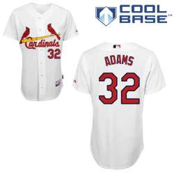 #32 Matt Adanms White MLB Jersey-St. Louis Cardinals Stitched Cool Base Baseball Jersey