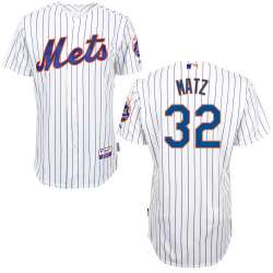 #32 Steven Matz White Pinstripe MLB Jersey-New York Mets Stitched Player Baseball Jersey
