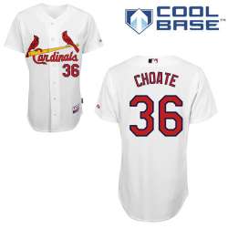 #36 Randy Choate White MLB Jersey-St. Louis Cardinals Stitched Cool Base Baseball Jersey