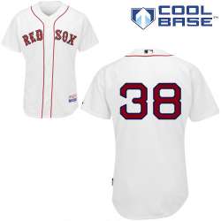 #38 Rusney Castillo White MLB Jersey-Boston Red Sox Stitched Cool Base Baseball Jersey