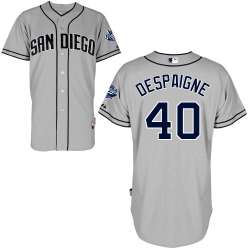 #40 Odrisamer Despaigne Gray MLB Jersey-San Diego Padres Stitched Cool Base Baseball Jersey