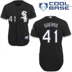 #41 Javy Guerra Black MLB Jersey-Chicago White Sox Stitched Cool Base Baseball Jersey
