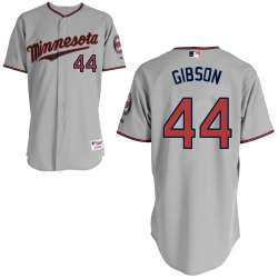 #44 Kyle Gibson Gray MLB Jersey-Minnesota Twins Stitched Player Baseball Jersey