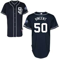 #50 Nick Vincent Dark Blue MLB Jersey-San Diego Padres Stitched Cool Base Baseball Jersey