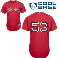 #53 John Farrell Red MLB Jersey-Boston Red Sox Stitched Cool Base Baseball Jersey