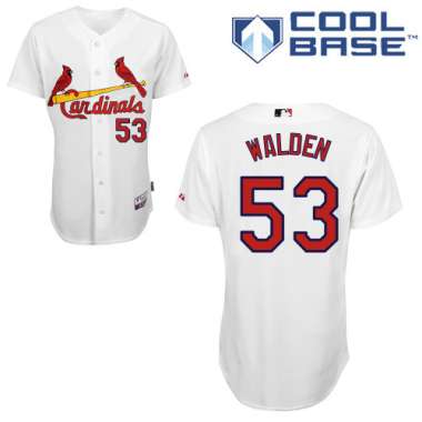 #53 Jordan Walden White MLB Jersey-St. Louis Cardinals Stitched Cool Base Baseball Jersey