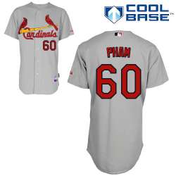 #60 Tommy Pham Gray MLB Jersey-St. Louis Cardinals Stitched Cool Base Baseball Jersey