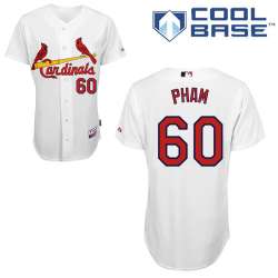 #60 Tommy Pham White MLB Jersey-St. Louis Cardinals Stitched Cool Base Baseball Jersey