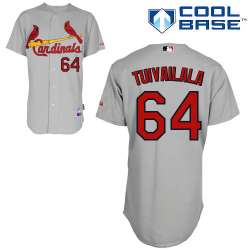 #64 Sam Tuivailala Gray MLB Jersey-St. Louis Cardinals Stitched Cool Base Baseball Jersey