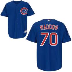 #70 Joe Maddon Blue MLB Jersey-Chicago Cubs Stitched Player Baseball Jersey