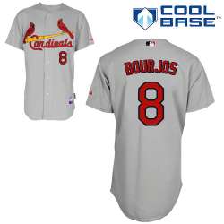 #8 Peter Bourjos Gray MLB Jersey-St. Louis Cardinals Stitched Cool Base Baseball Jersey