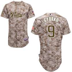 #9 Jedd Gyorko Camo MLB Jersey-San Diego Padres Stitched Player Baseball Jersey