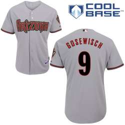 #9 Tuffy Gosewisch Gray MLB Jersey-Arizona Diamondbacks Stitched Cool Base Baseball Jersey